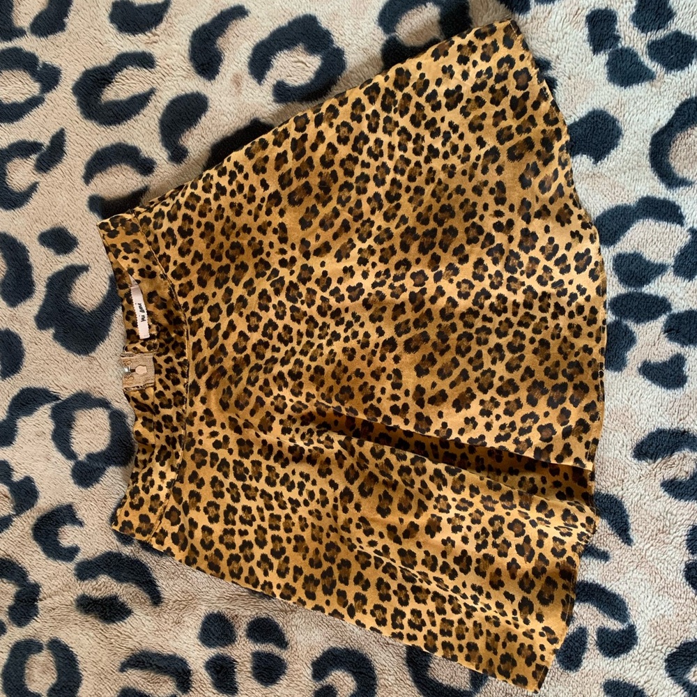 Leopard Print Skirt
